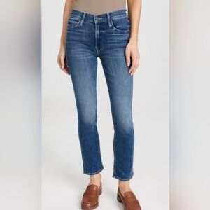 MOTHER Lil' Mid Rise Dazzler Ankle Jeans